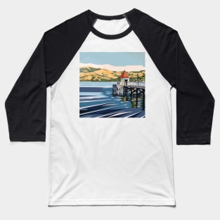 Akaroa Jetty Baseball T-Shirt